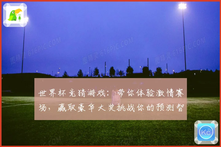 世界杯竞猜游戏：带你体验激情赛场，赢取豪华大奖挑战你的预测智慧